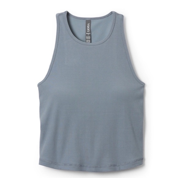 Vuori Plyo racer back tank top Slate Blue Women's size S NWT - Picture 3 of 8